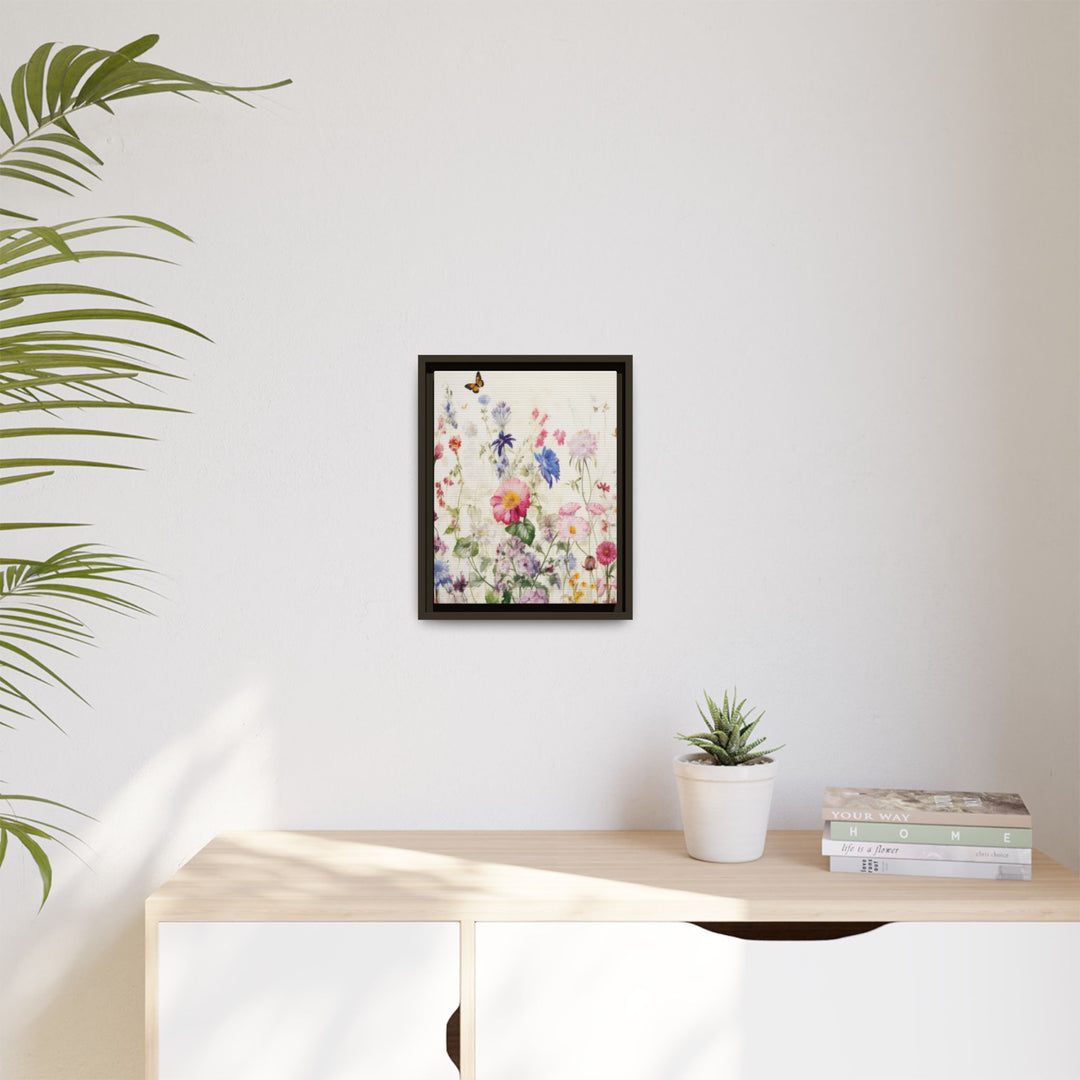 Canvas Wall Art - Sustainably Made Framed Wall Art - Soft Meadow