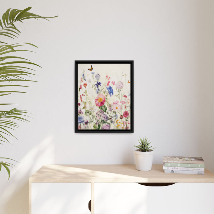 Canvas Wall Art - Sustainably Made Framed Wall Art - Soft Meadow