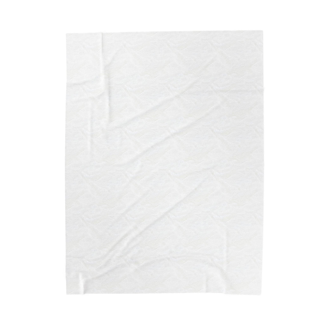 Luxury Velveteen Plush Blanket - Jasmine Evening- Cozy & Soft