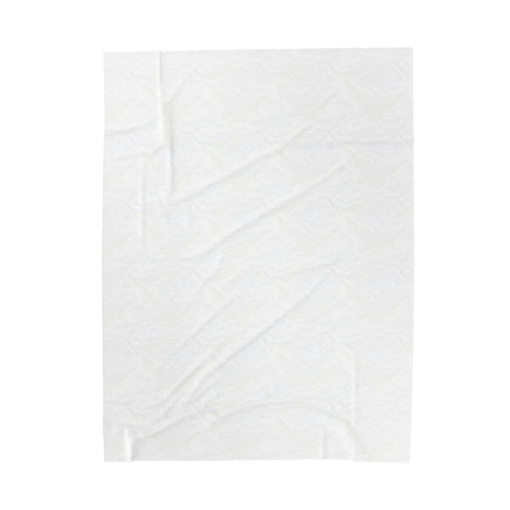 Luxury Velveteen Plush Blanket - Jasmine Evening- Cozy & Soft