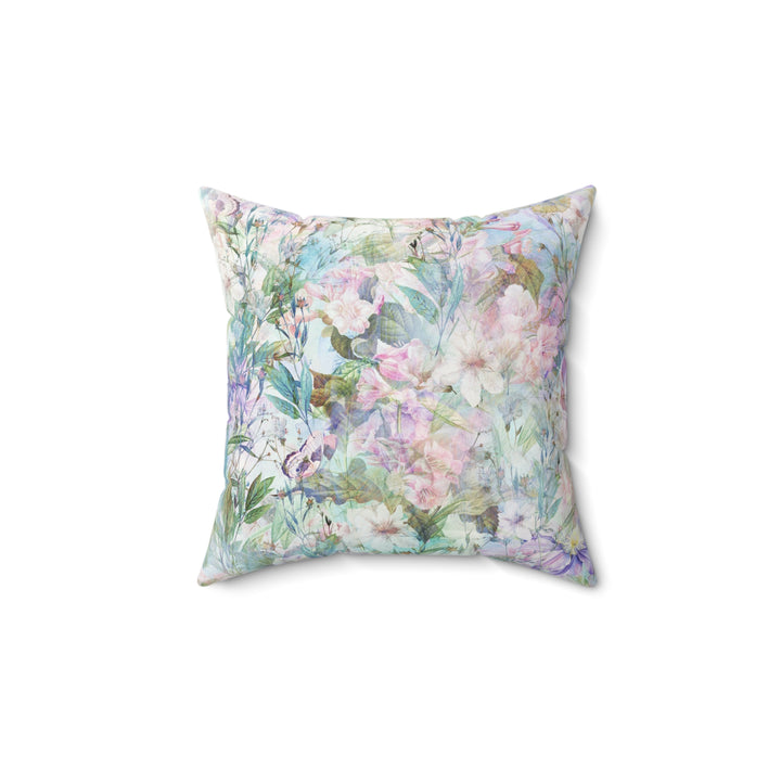 Luxury Faux Suede Pillow - Pastel Summer