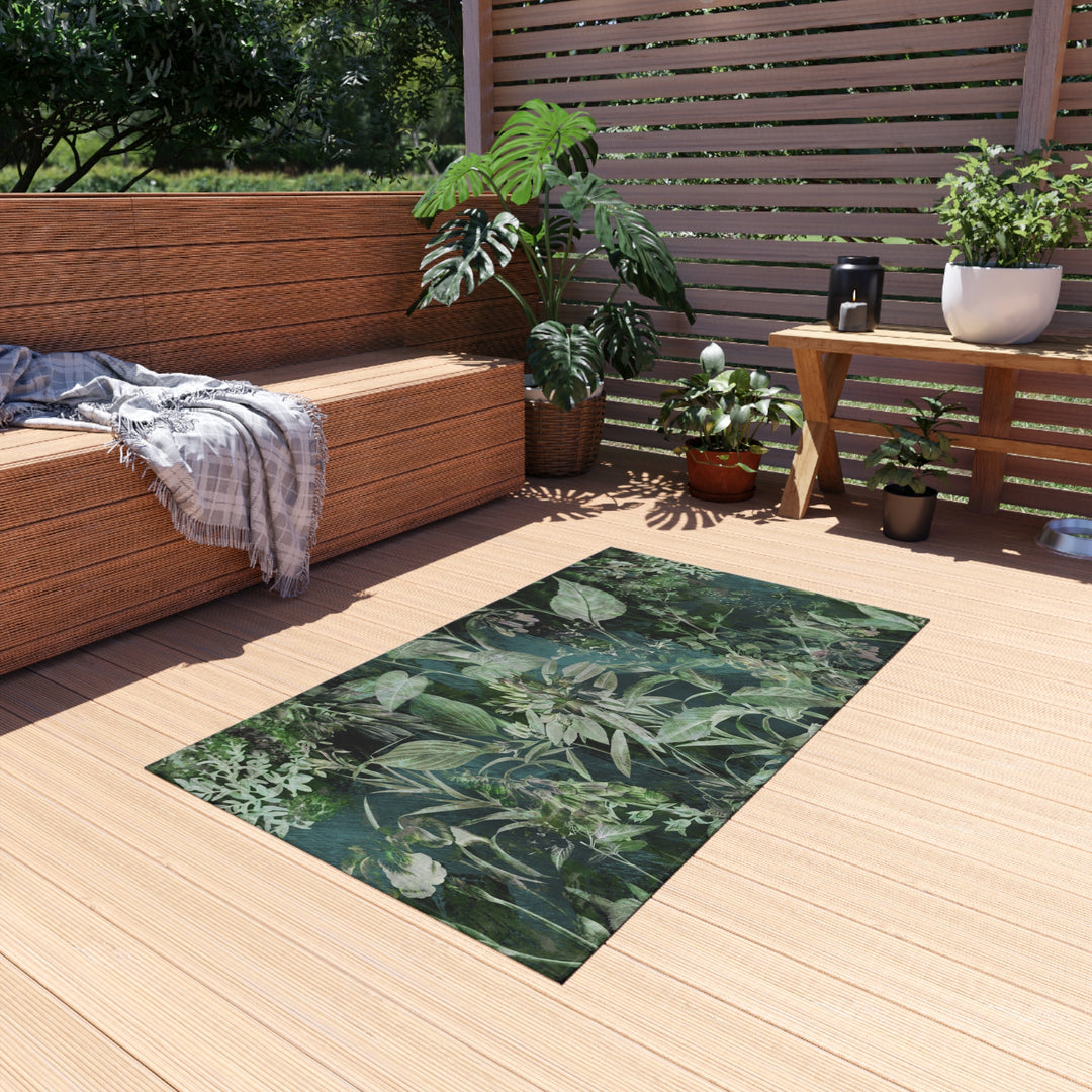 Outdoor Rug - Green Forest