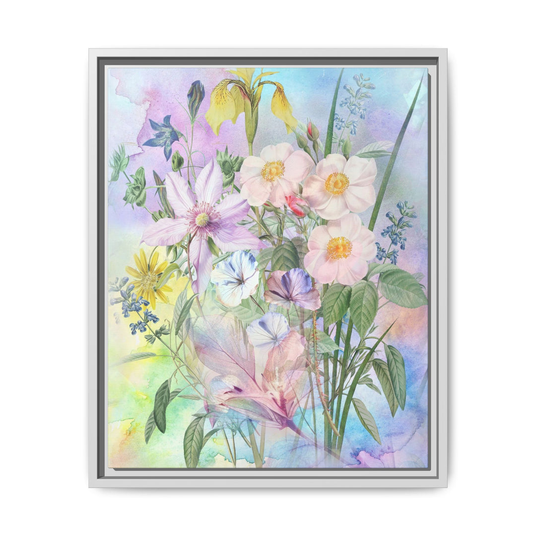 Canvas Wall Art - Sustainably Made Framed Wall Art - Wild Rose Garden
