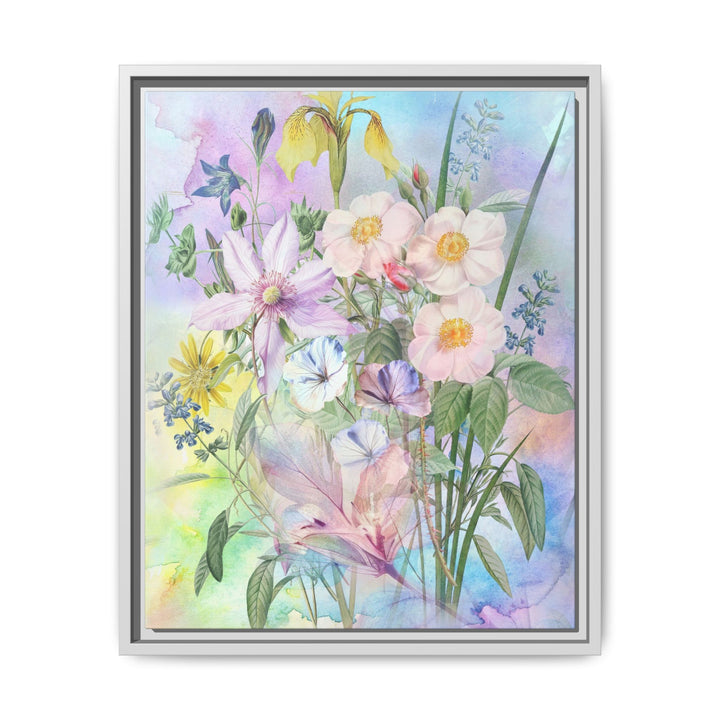 Canvas Wall Art - Sustainably Made Framed Wall Art - Wild Rose Garden