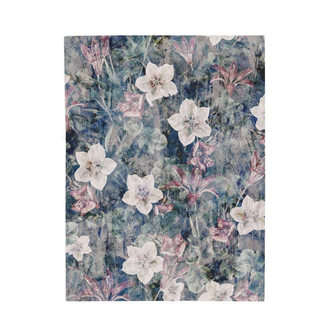 Luxury Velveteen Plush Blanket - Soft Amaryllis- Cozy & Soft