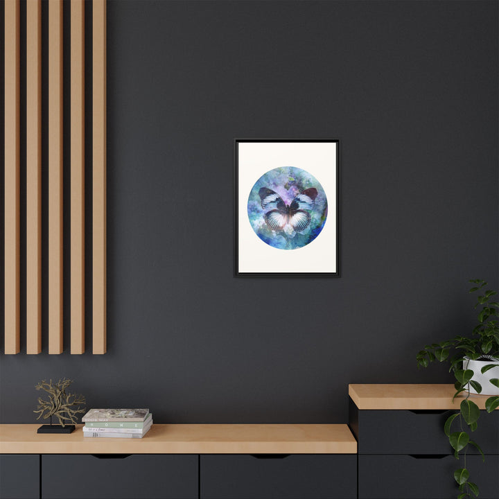 Canvas Wall Art - Sustainably Made Wall Décor - Lilac Butterfly