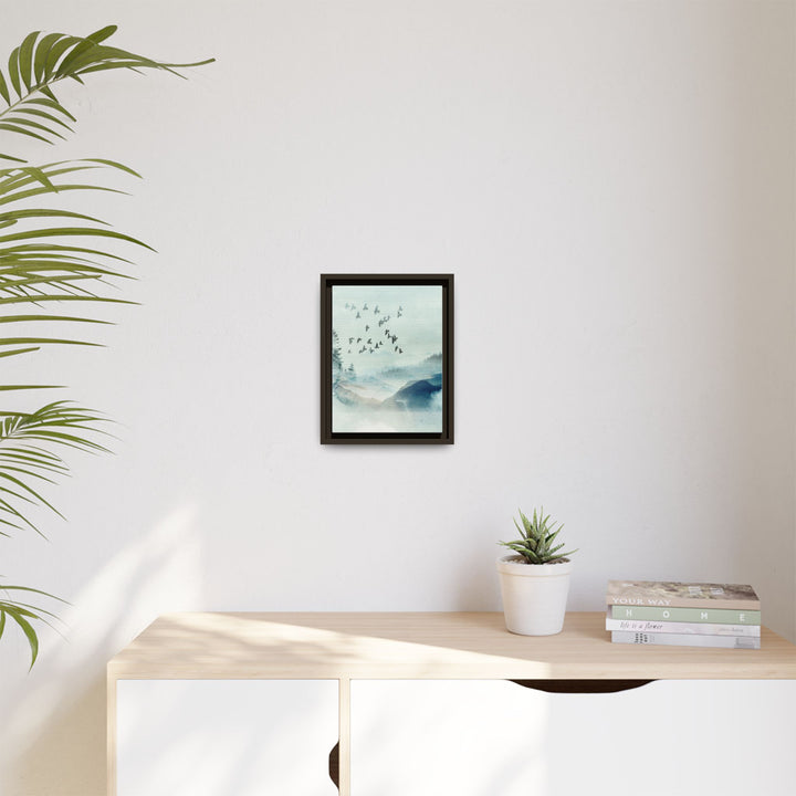 Canvas Wall Art - Sustainably Made Framed Wall Art - Morning Birds