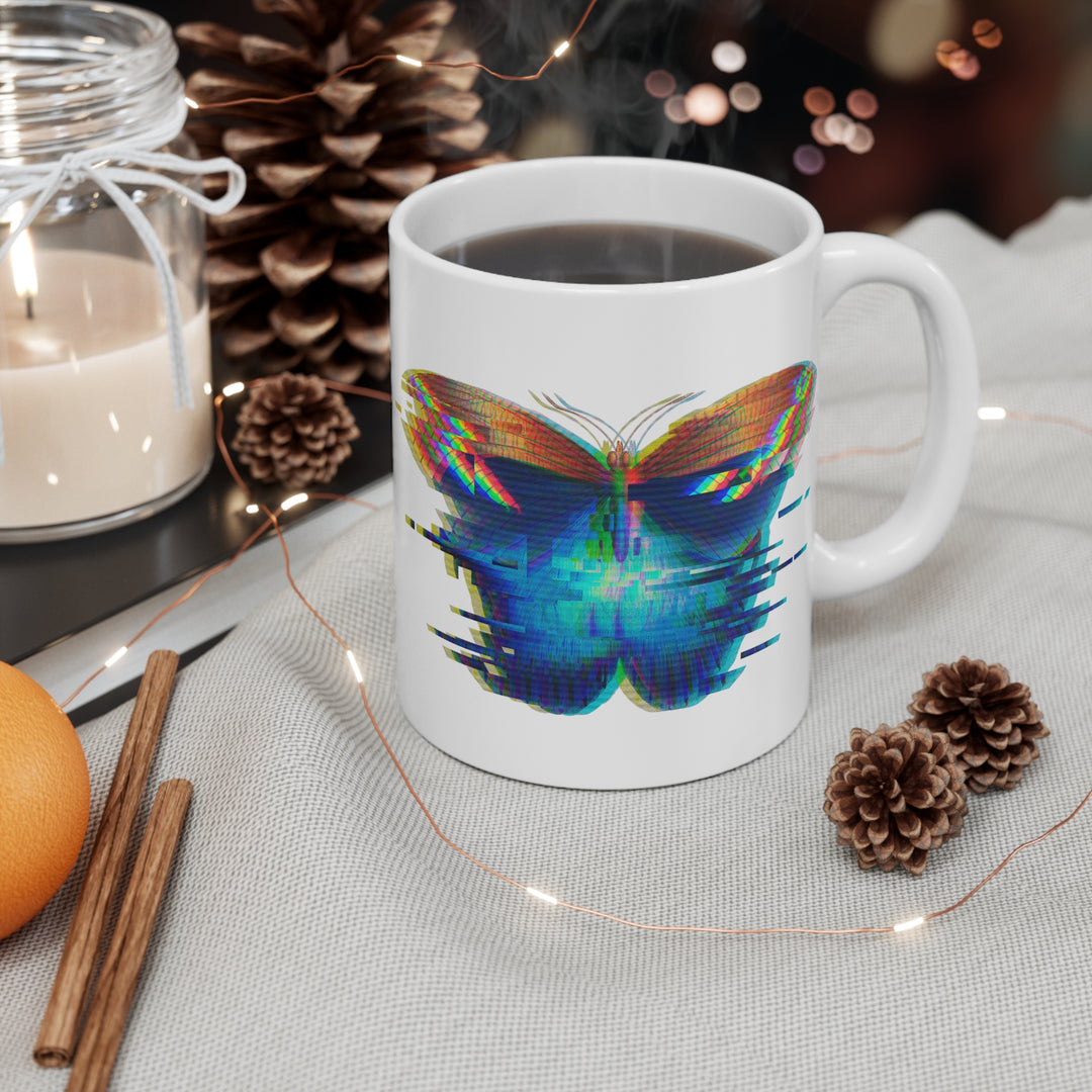 Mug 11 oz. - BPA-free -Psychedelic Butterfly