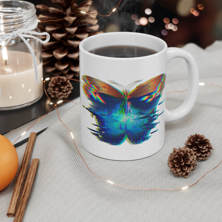 Mug 11 oz. - BPA-free -Psychedelic Butterfly