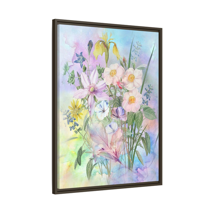 Canvas Wall Art - Sustainably Made Framed Wall Art - Wild Rose Garden
