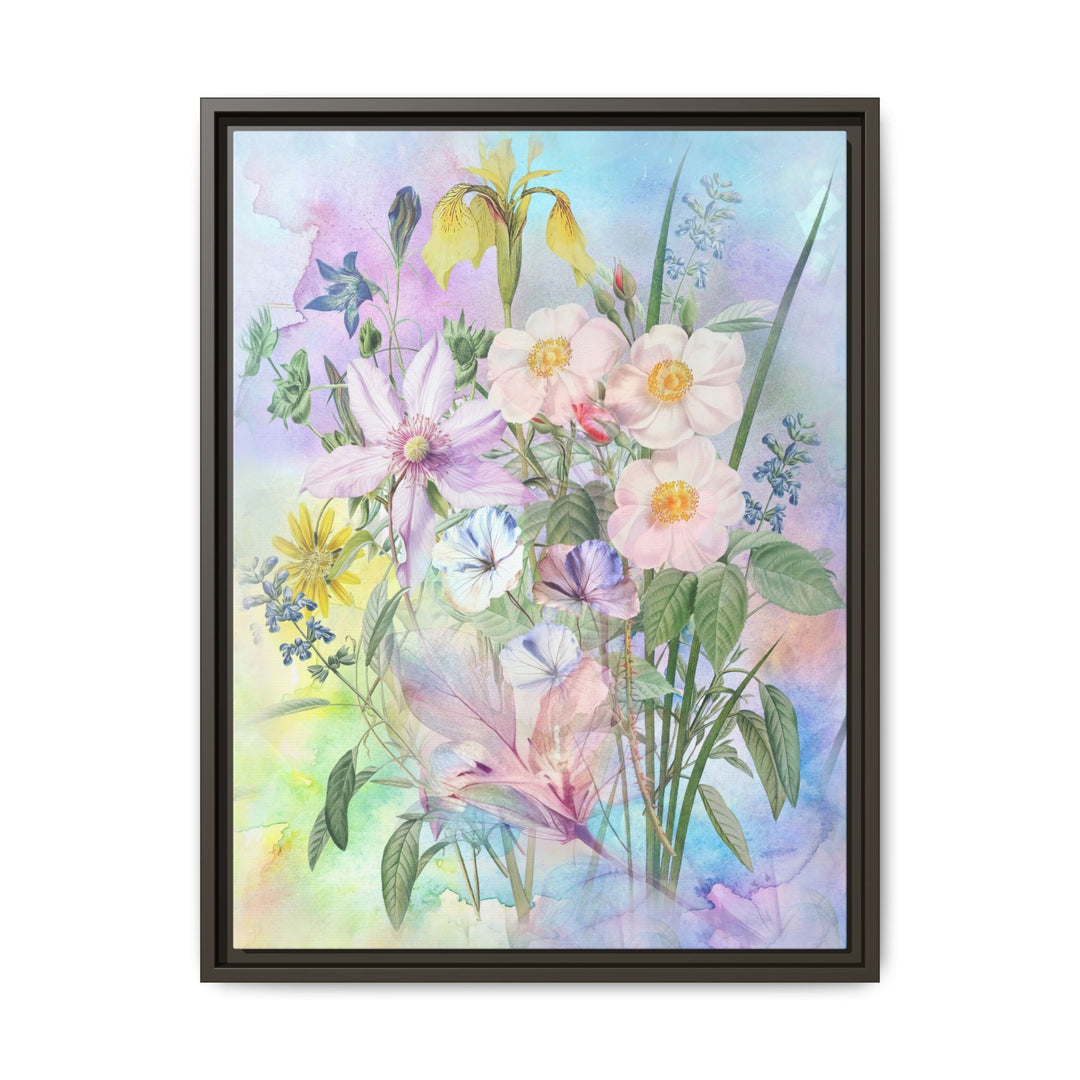 Canvas Wall Art - Sustainably Made Framed Wall Art - Wild Rose Garden