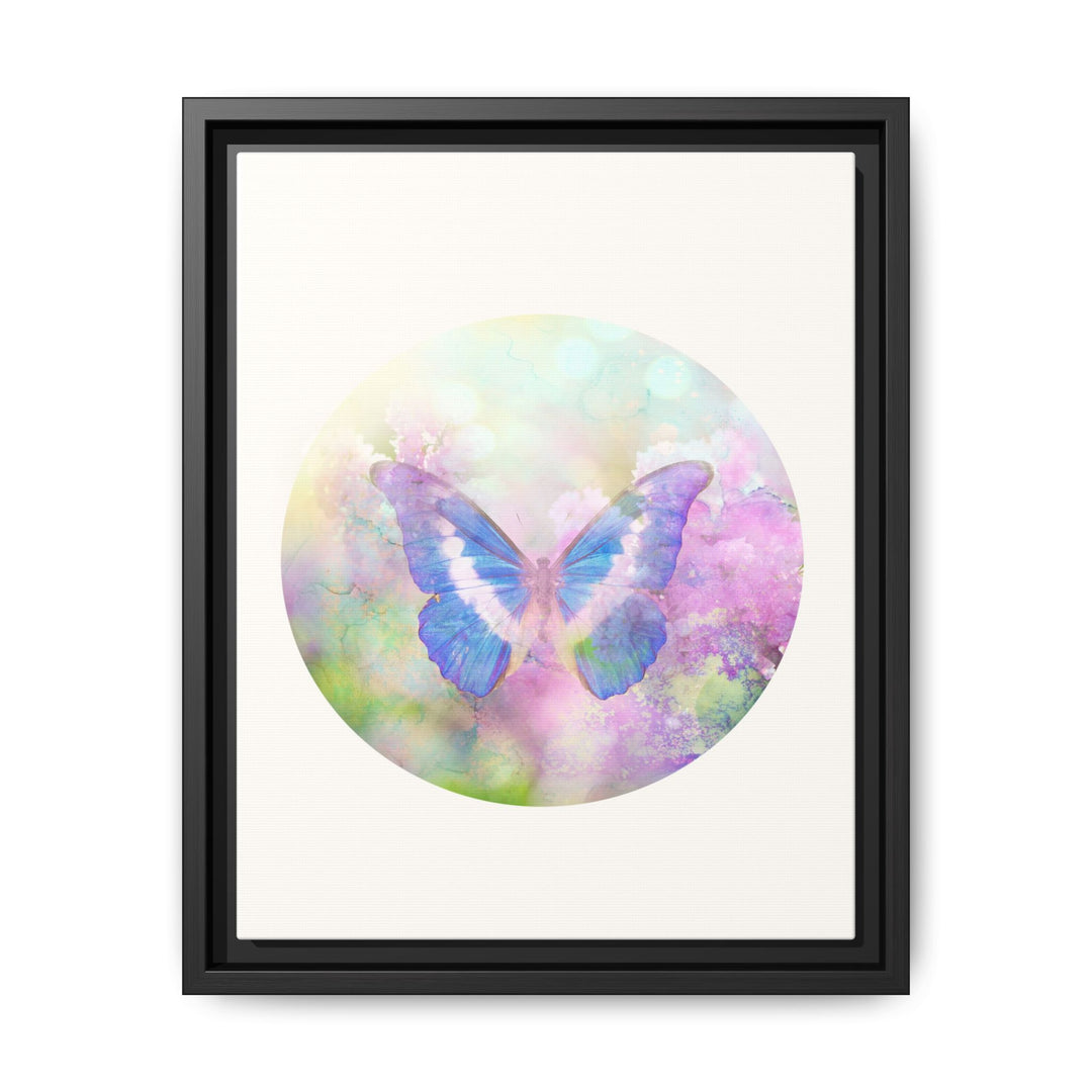Canvas Wall Art - Sustainably Made Wall Décor - Lilac Butterfly