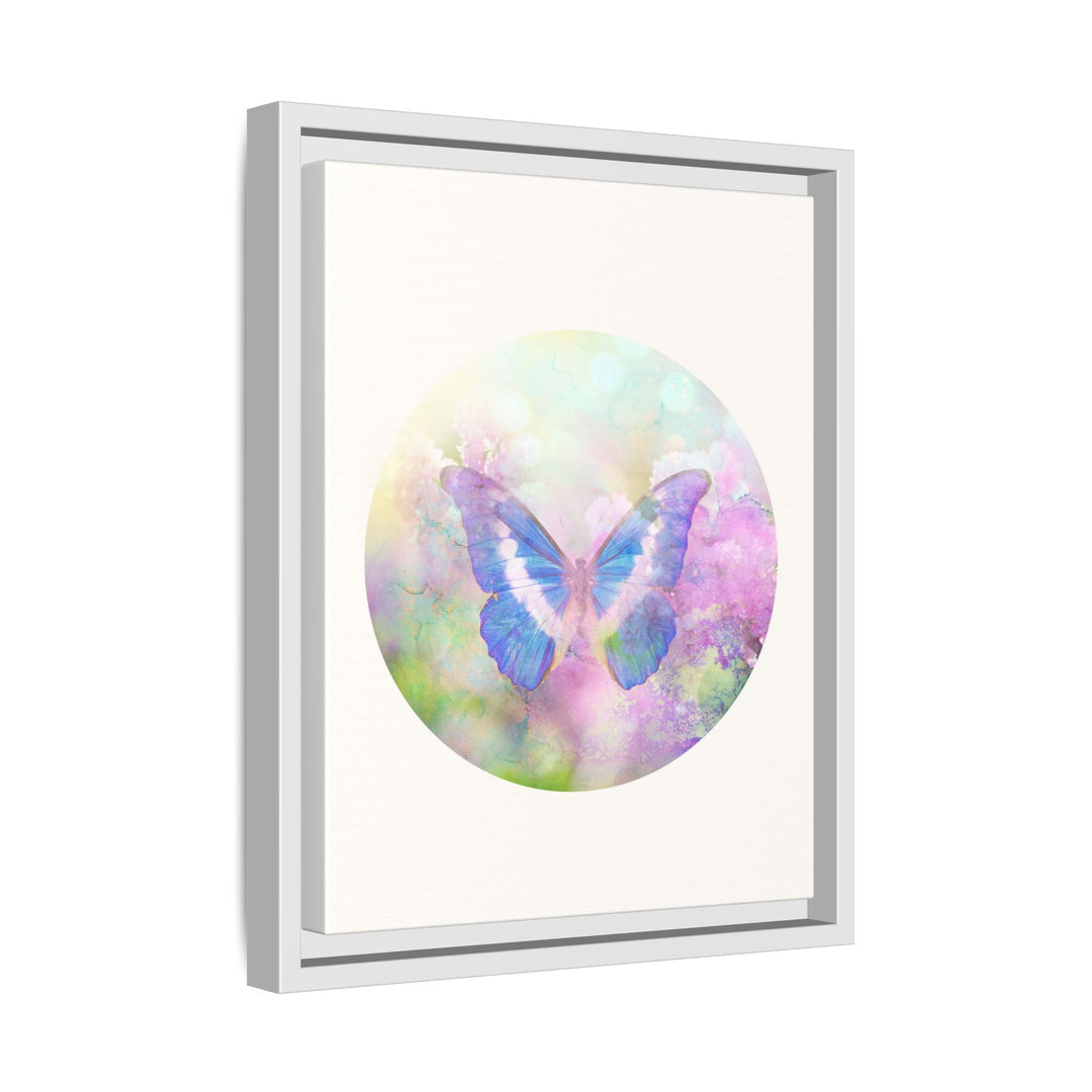 Canvas Wall Art - Sustainably Made Wall Décor - Lilac Butterfly