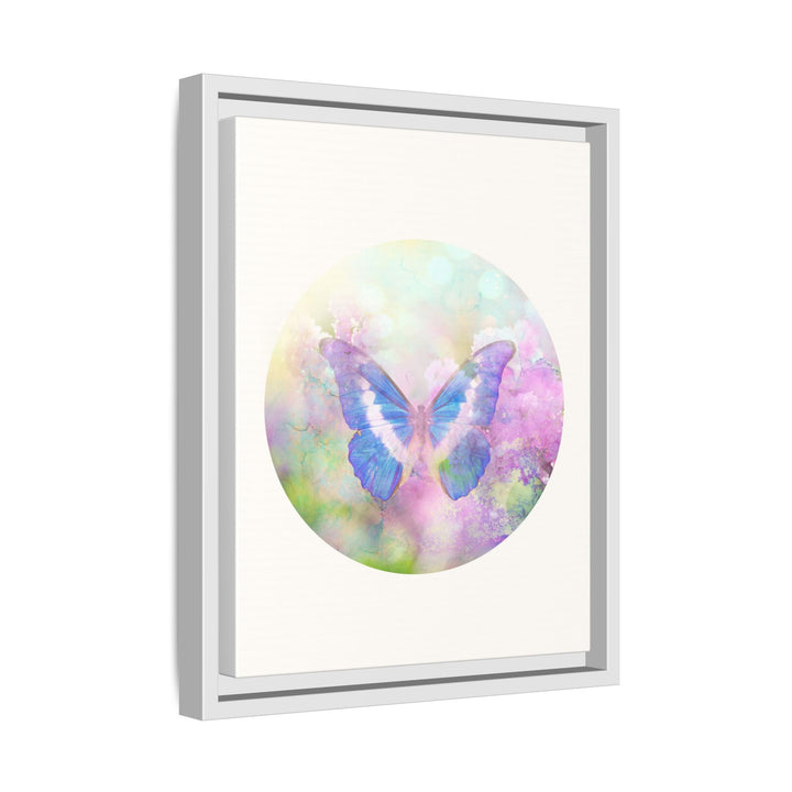 Canvas Wall Art - Sustainably Made Wall Décor - Lilac Butterfly