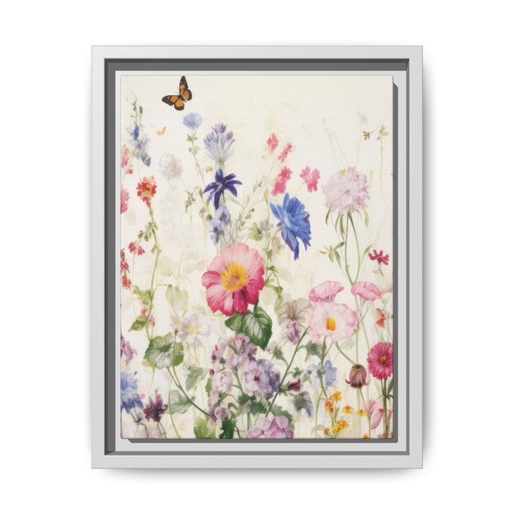 Canvas Wall Art - Sustainably Made Framed Wall Art - Soft Meadow