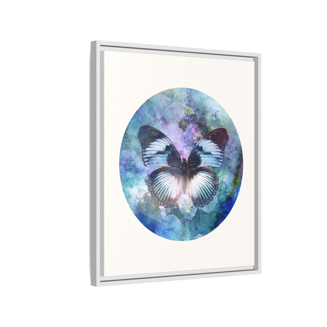 Canvas Wall Art - Sustainably Made Wall Décor - Lilac Butterfly