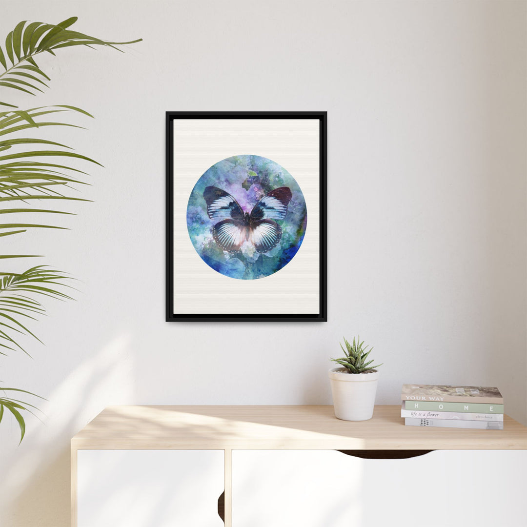 Canvas Wall Art - Sustainably Made Wall Décor - Lilac Butterfly