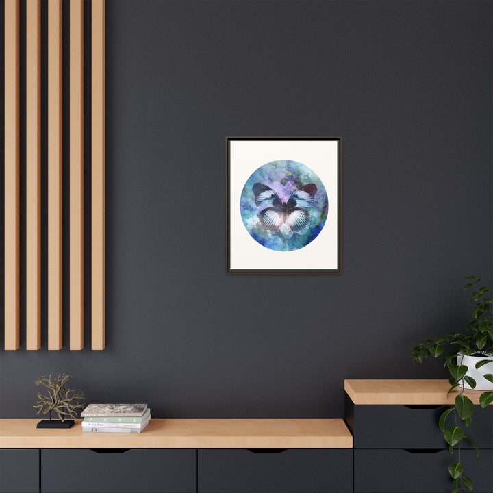 Canvas Wall Art - Sustainably Made Wall Décor - Lilac Butterfly
