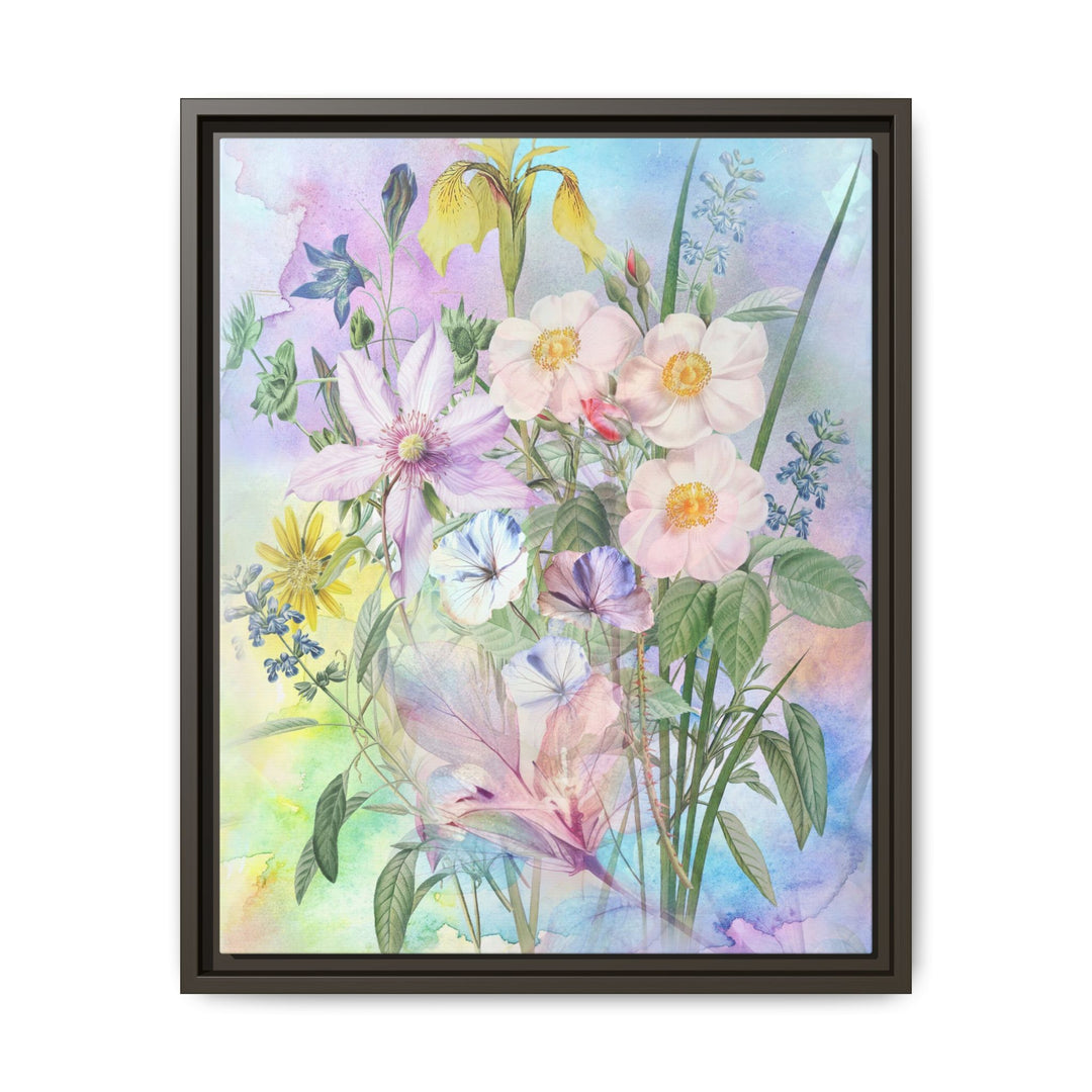 Canvas Wall Art - Sustainably Made Framed Wall Art - Wild Rose Garden