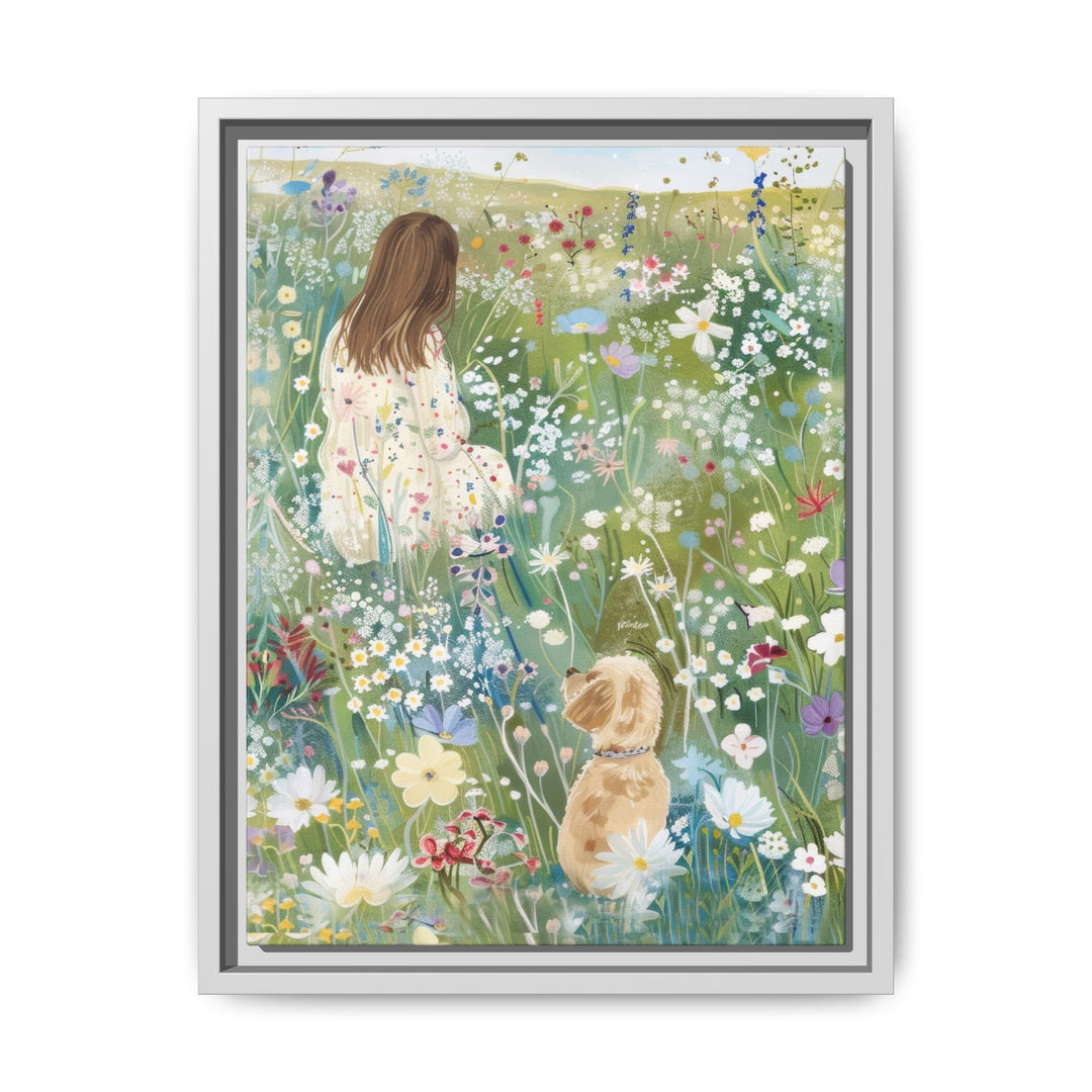 Canvas Wall Art - Sustainably Made Framed Wall Art - In the Meadow