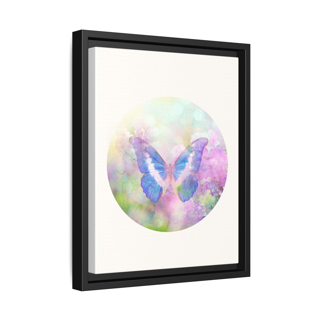 Canvas Wall Art - Sustainably Made Wall Décor - Lilac Butterfly