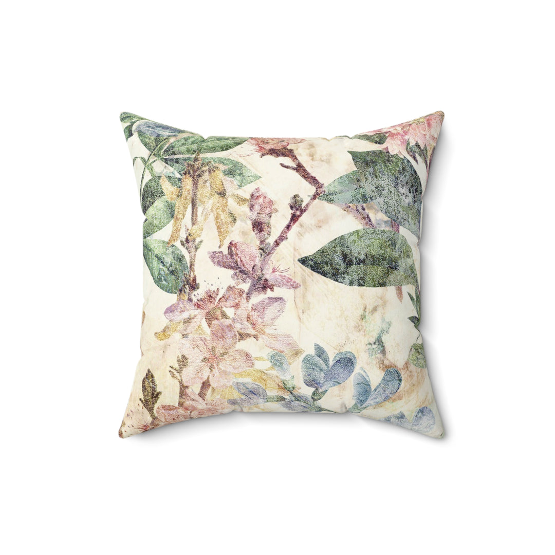 Luxury Faux Suede Pillow - Faded Fresco