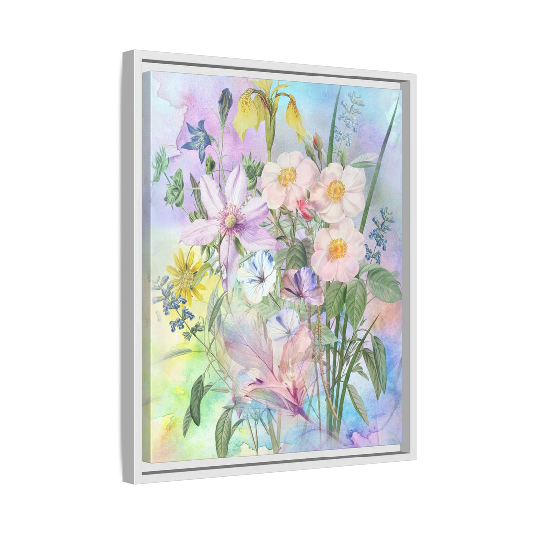 Canvas Wall Art - Sustainably Made Framed Wall Art - Wild Rose Garden