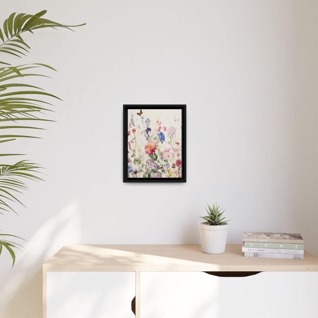 Canvas Wall Art - Sustainably Made Framed Wall Art - Soft Meadow