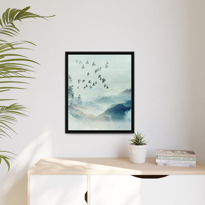 Canvas Wall Art - Sustainably Made Framed Wall Art - Morning Birds