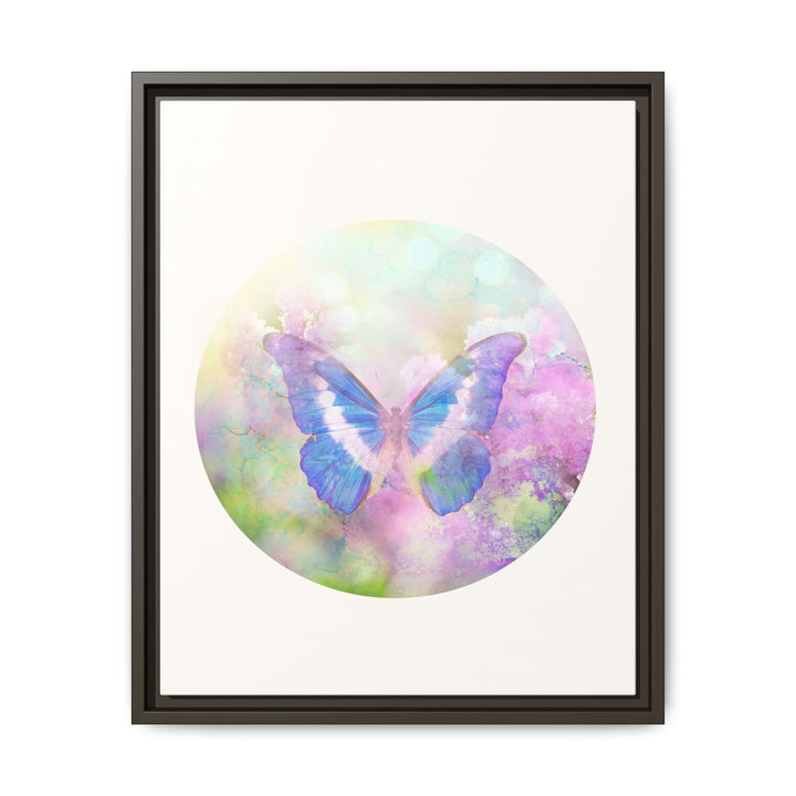 Canvas Wall Art - Sustainably Made Wall Décor - Lilac Butterfly