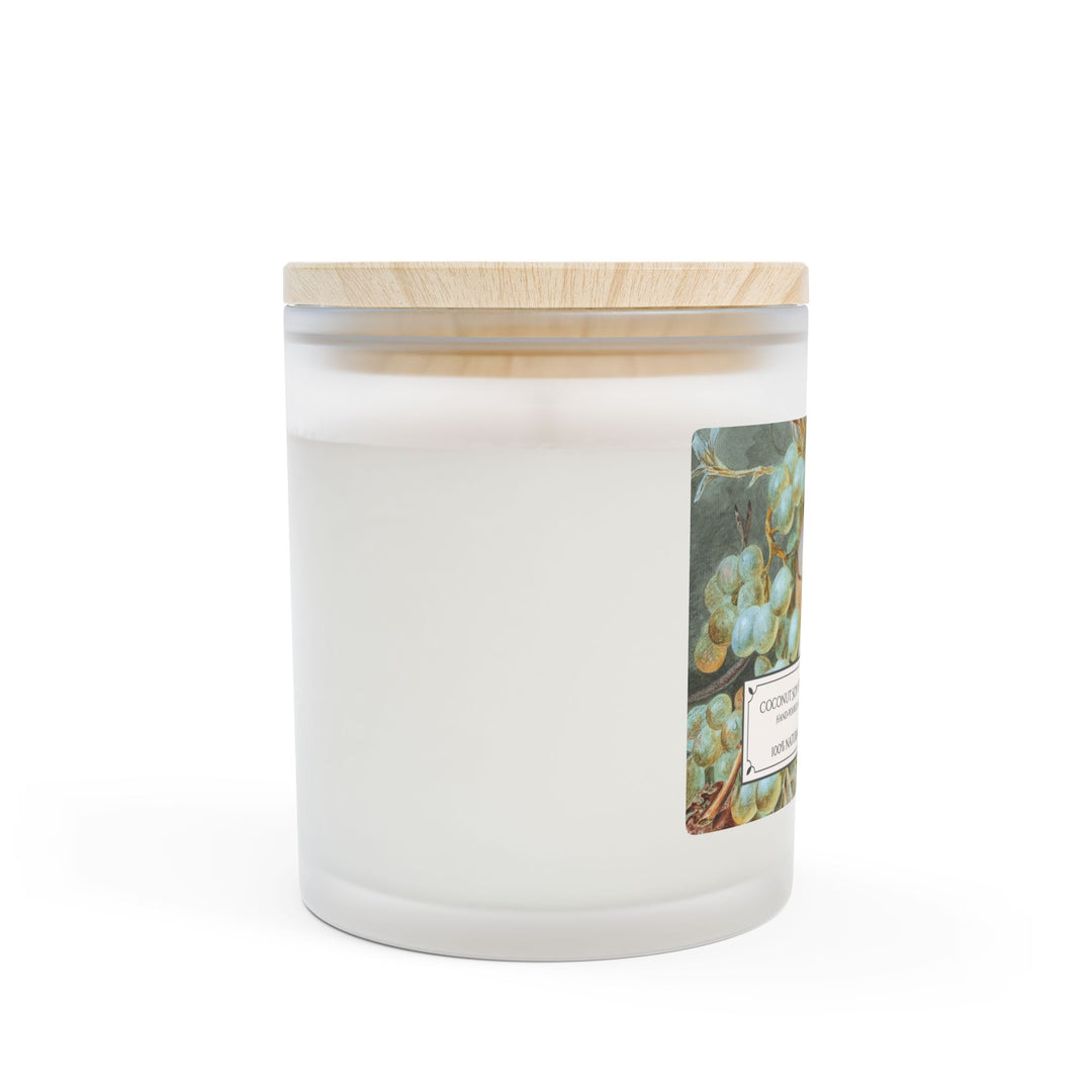 Frosted Glass Candle - 11oz - Soy Wax - Fall Fruits - Gilded Age Collection