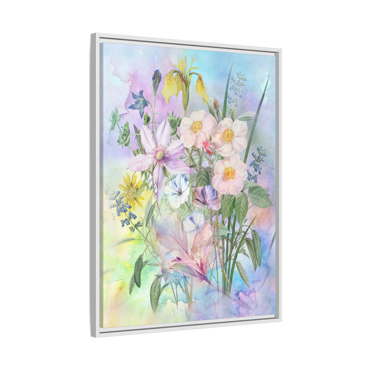 Canvas Wall Art - Sustainably Made Framed Wall Art - Wild Rose Garden