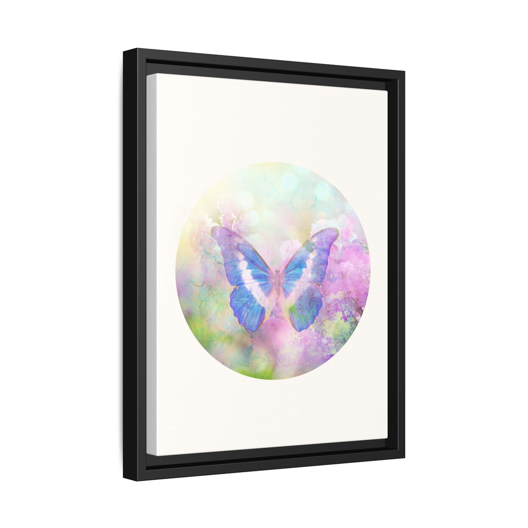 Canvas Wall Art - Sustainably Made Wall Décor - Lilac Butterfly