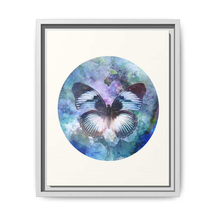 Canvas Wall Art - Sustainably Made Wall Décor - Lilac Butterfly