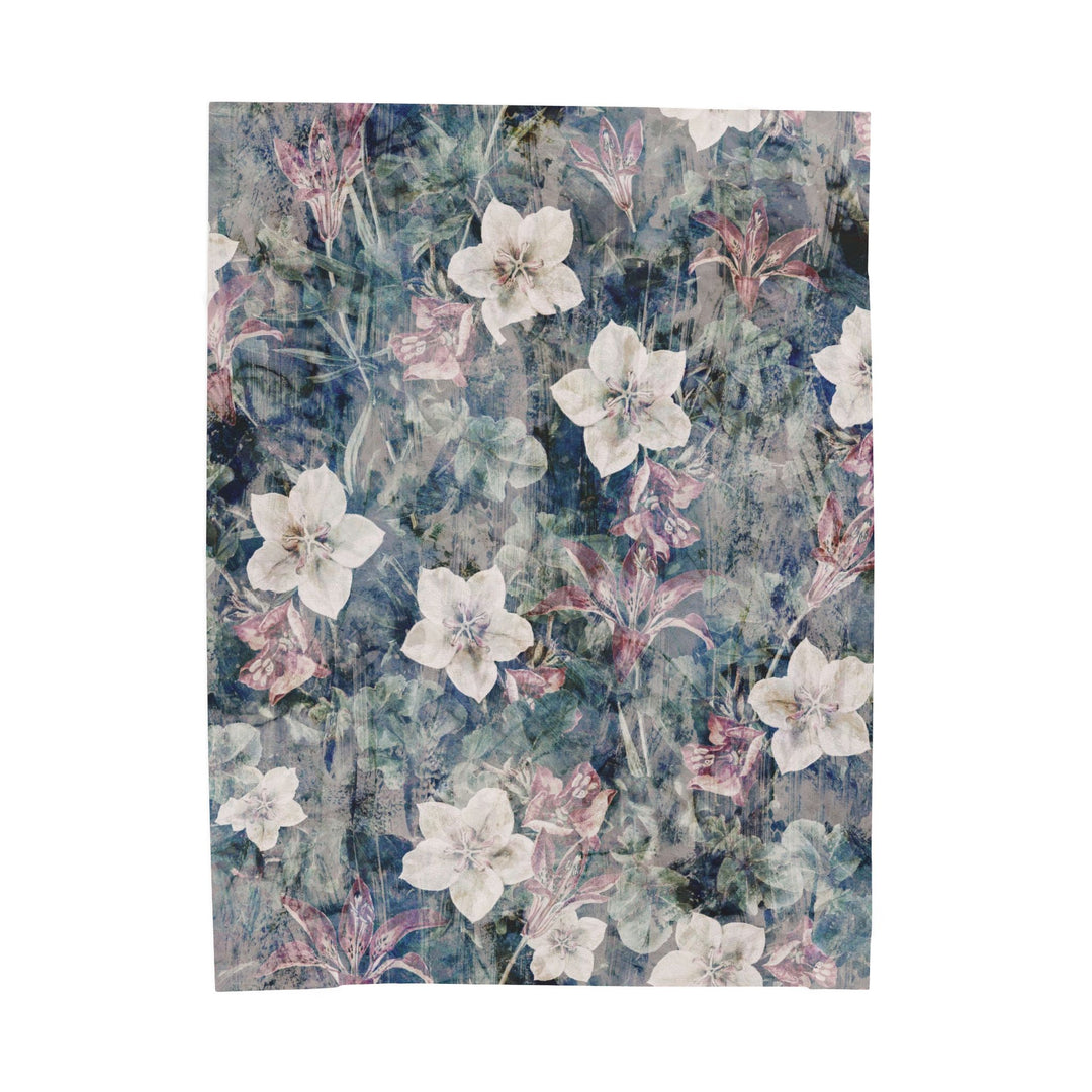 Luxury Velveteen Plush Blanket - Soft Amaryllis- Cozy & Soft