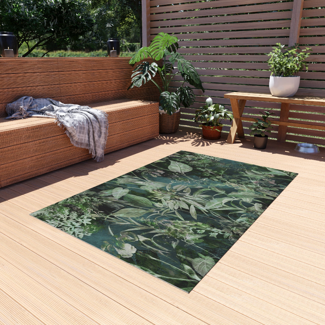 Outdoor Rug - Green Forest