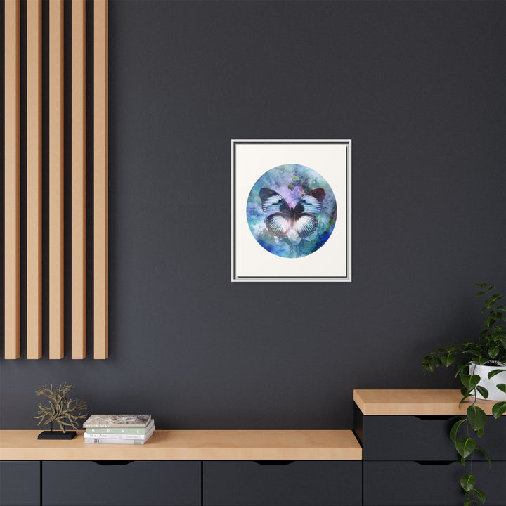 Canvas Wall Art - Sustainably Made Wall Décor - Lilac Butterfly