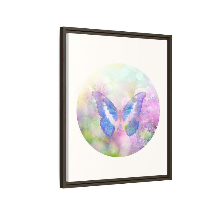 Canvas Wall Art - Sustainably Made Wall Décor - Lilac Butterfly