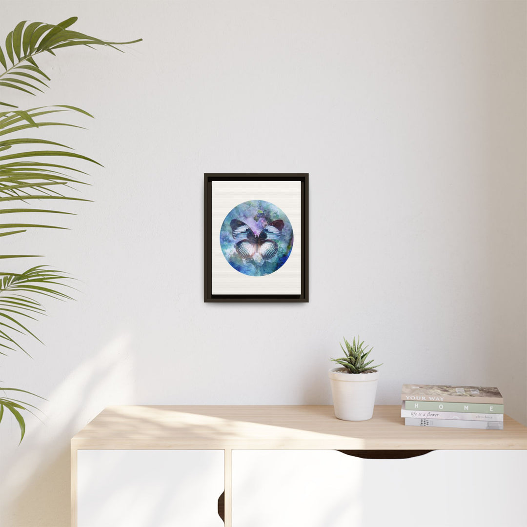Canvas Wall Art - Sustainably Made Wall Décor - Lilac Butterfly