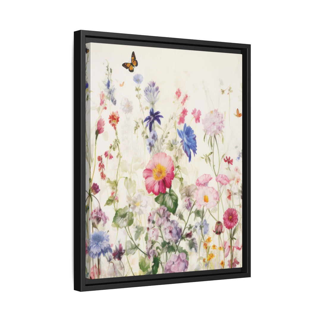 Canvas Wall Art - Sustainably Made Framed Wall Art - Soft Meadow