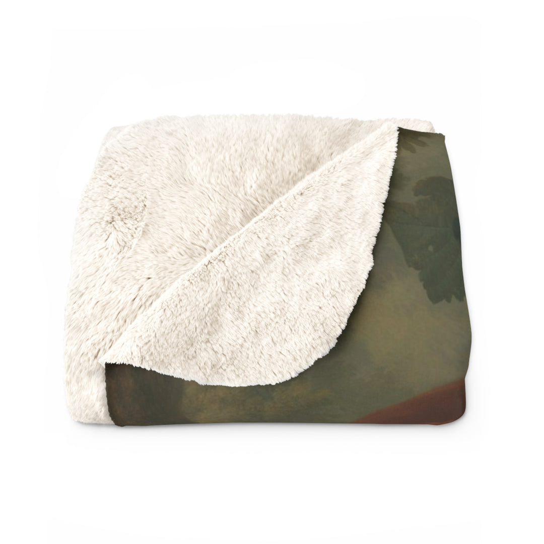 Sherpa Fleece Blanket - Vintage Flowers