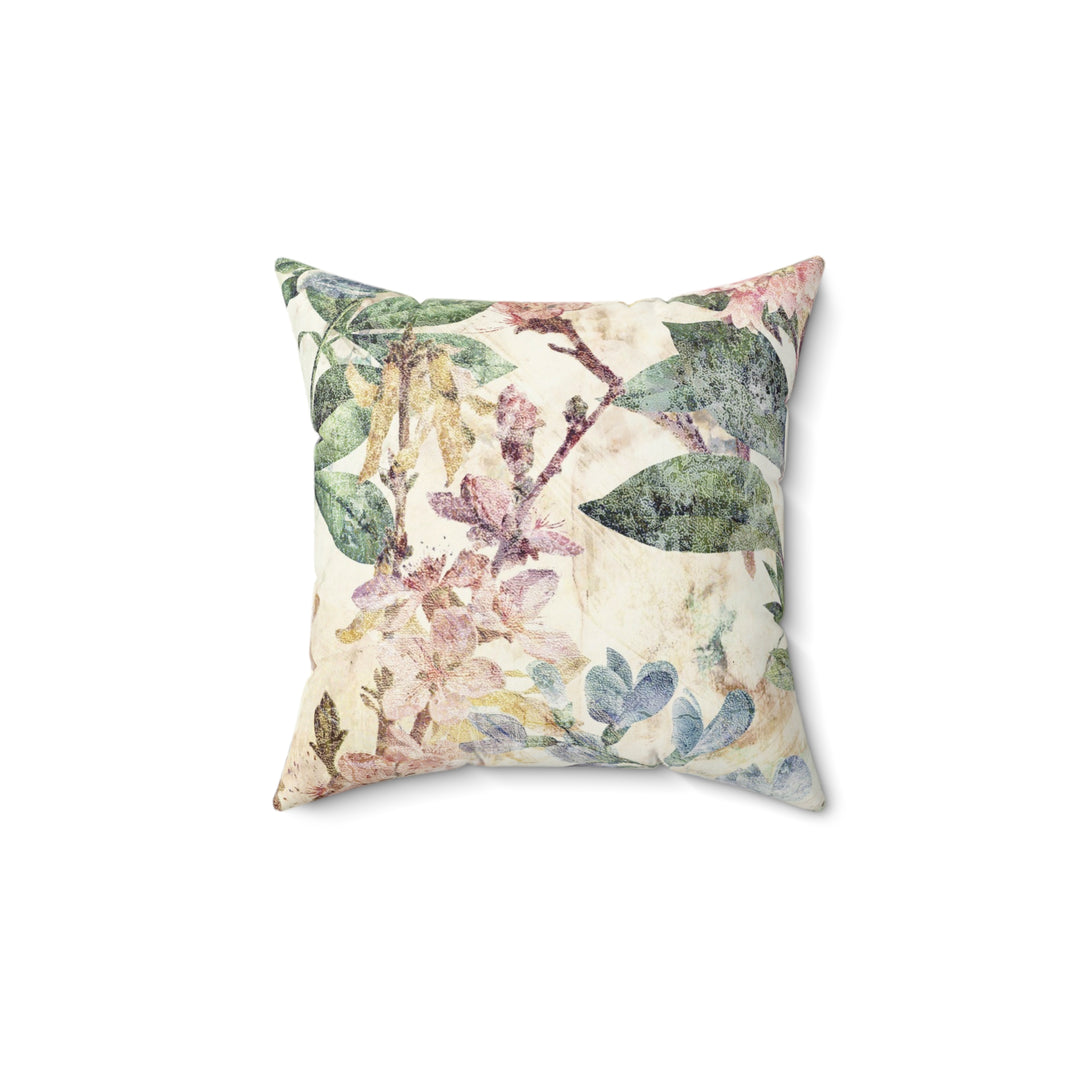 Luxury Faux Suede Pillow - Faded Fresco
