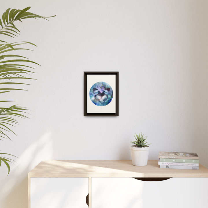 Canvas Wall Art - Sustainably Made Wall Décor - Lilac Butterfly