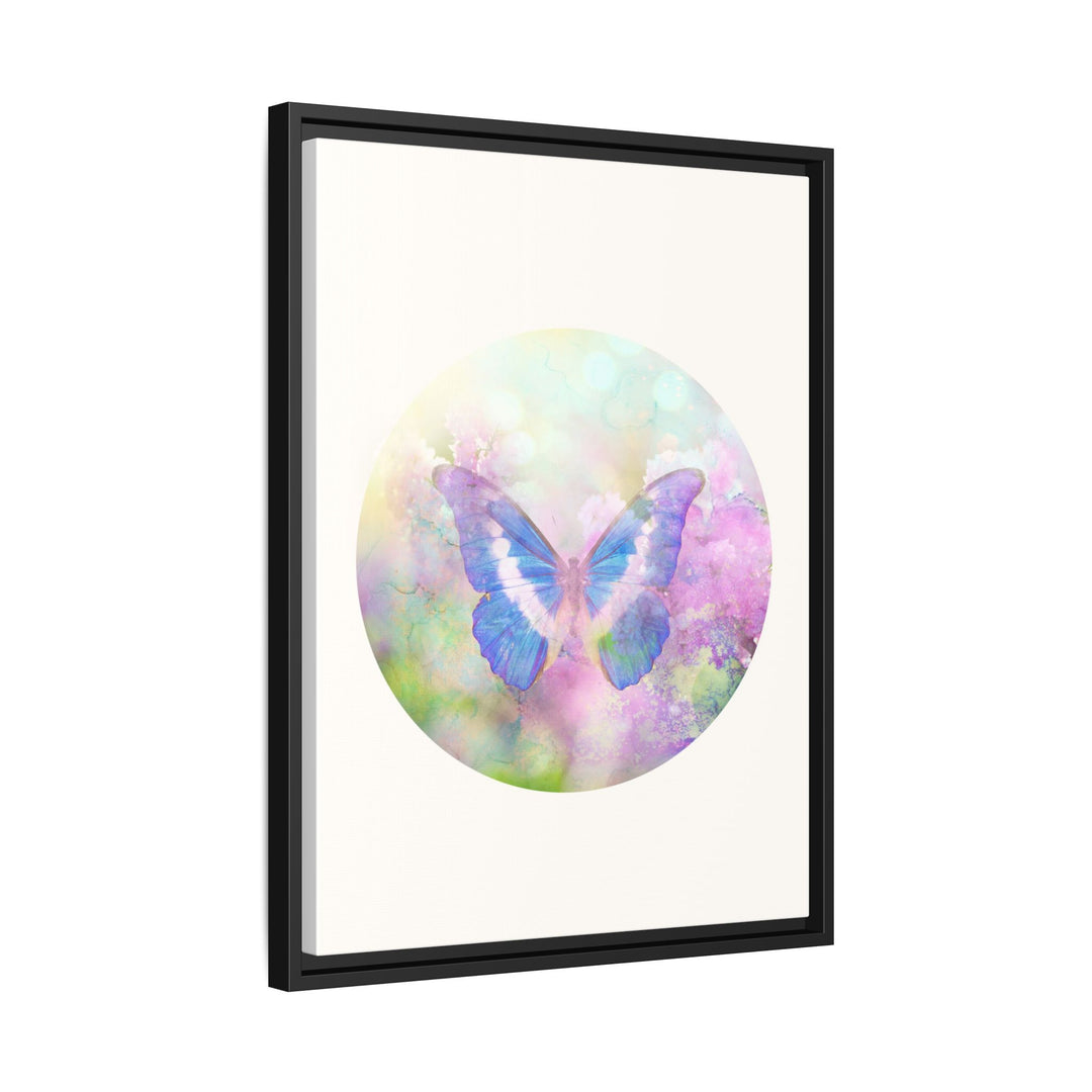 Canvas Wall Art - Sustainably Made Wall Décor - Lilac Butterfly