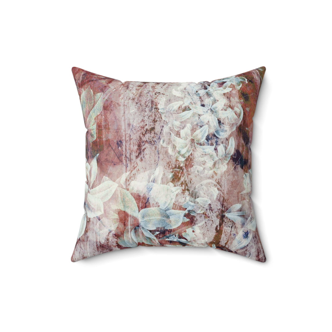 Luxury Faux Suede Pillow - Fall Garden