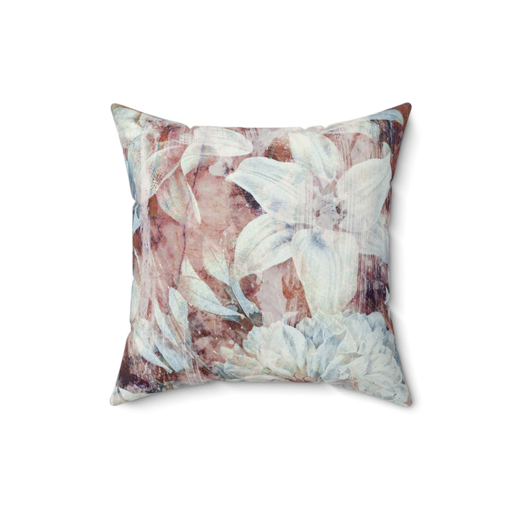 Luxury Faux Suede Pillow - Fall Garden