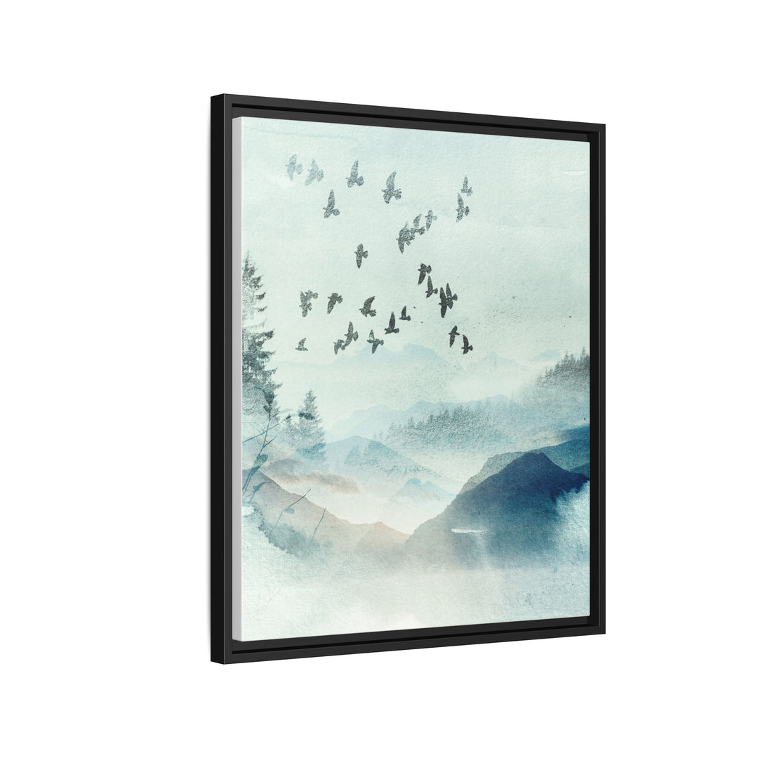 Canvas Wall Art - Sustainably Made Framed Wall Art - Morning Birds