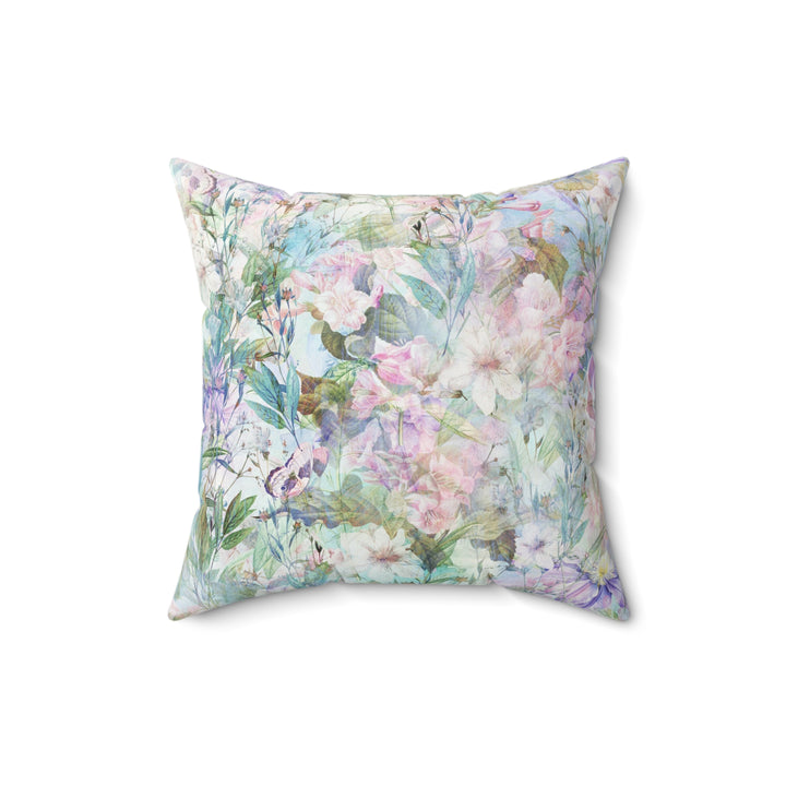 Luxury Faux Suede Pillow - Pastel Summer