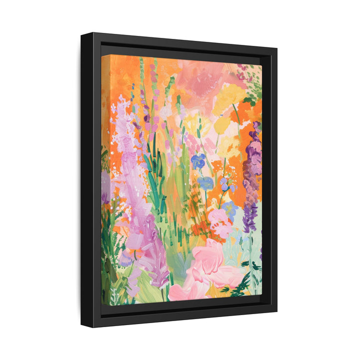 Canvas Wall Art - Sustainably Made Framed Wall Art - Bright Garden
