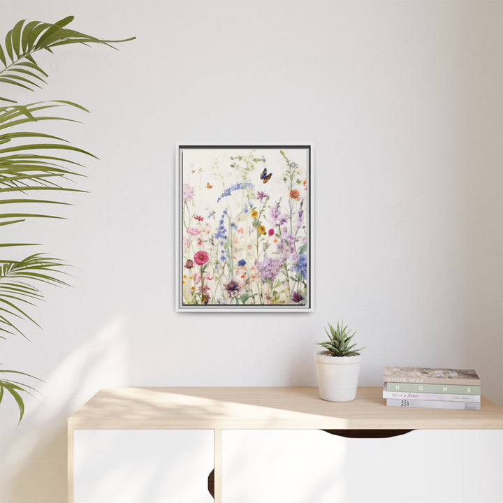 Canvas Wall Art - Sustainably Made Framed Wall Art - Soft Meadow pt.2